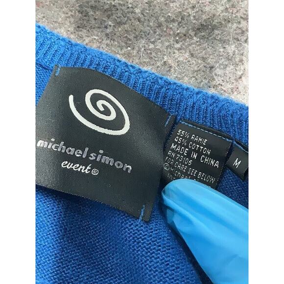 Michael Simon Halloween Haunted House Hanging Pumpkin Jack O Lantern Cardigan M - Picture 3 of 3